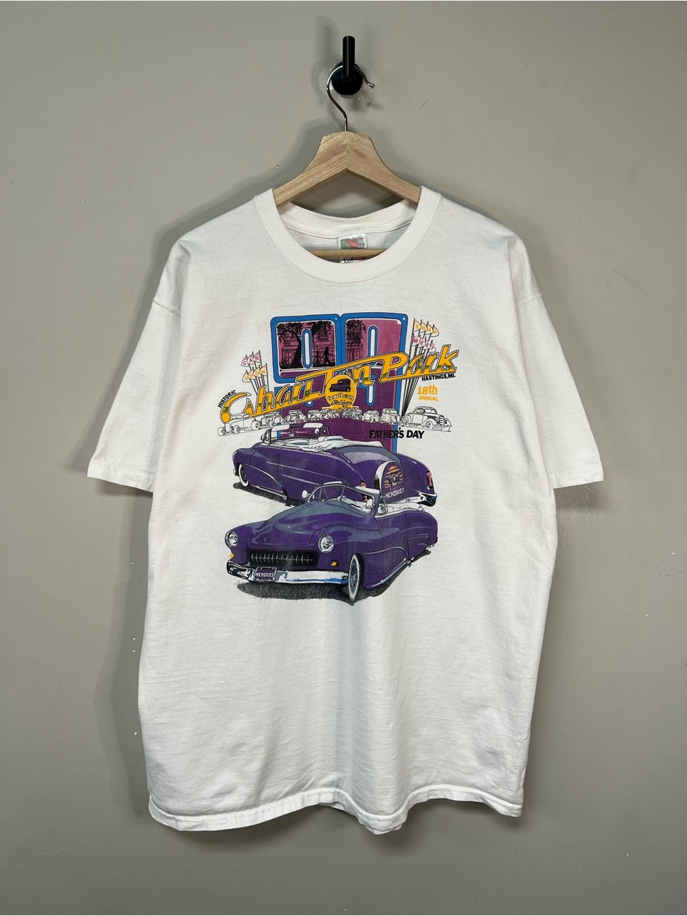 Vintage 90s Classic Car Fathers Day T Shirt
